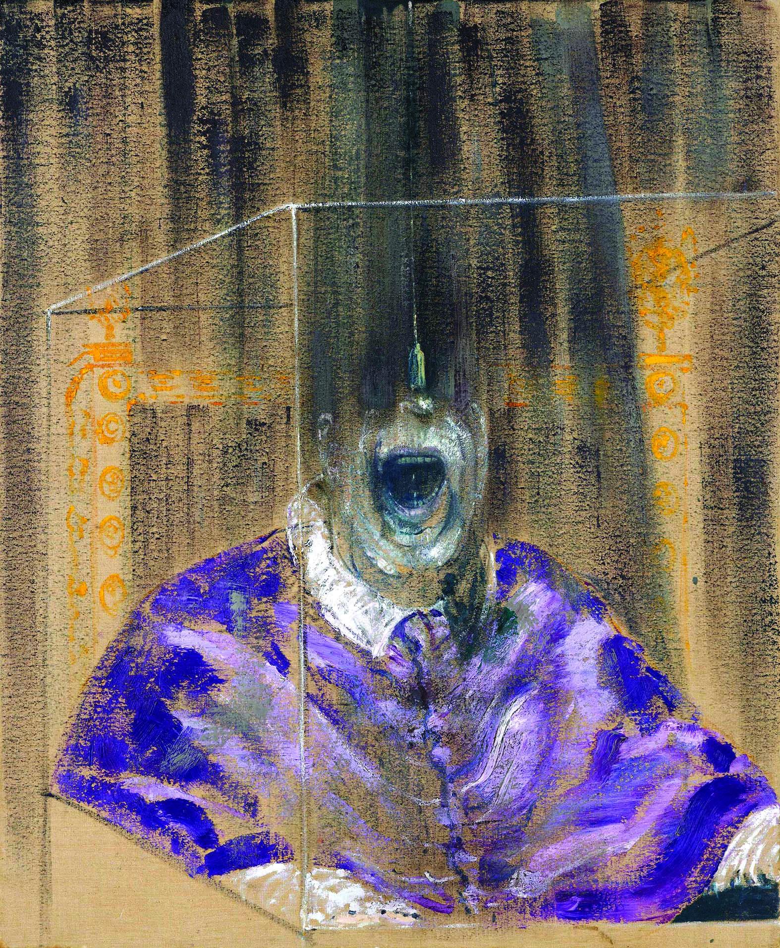 'Head VI' (1949) by Francis Bacon (oil on canvas, 91.4 x 76.2 cm).  Collection of the Arts Council, Southbank Center, London.  Photo: Prudence Cuming Associates Ltd