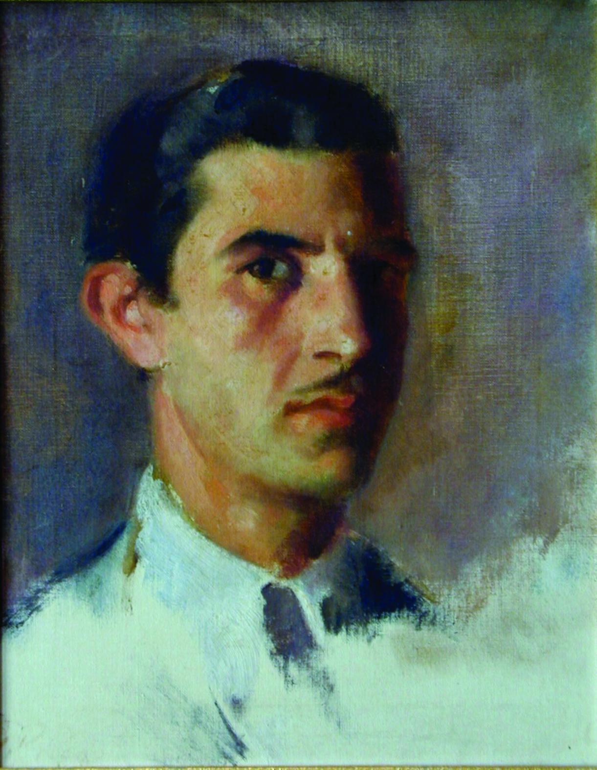 One of Giorgio Preca's self-portraits painted in the 1930s.