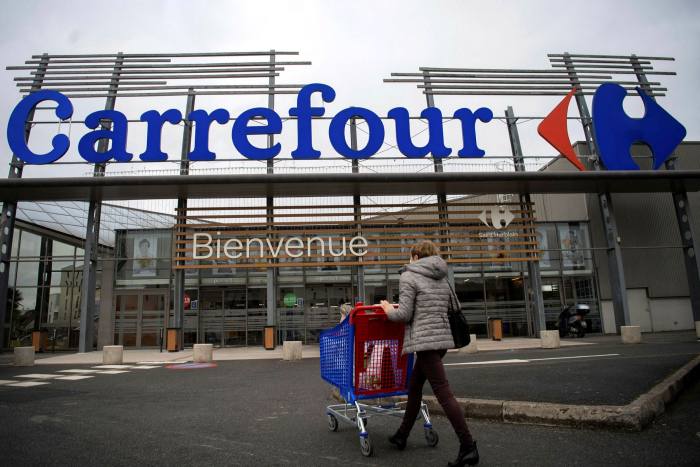 A Carrefour in Saint-Herblain, on the outskirts of Nantes