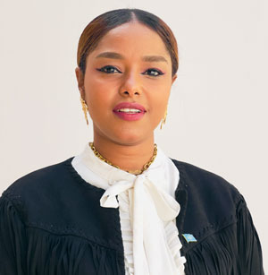 Mayada Adil, Sudanese doctor, fashion designer, women's health equity advocate and refugee rights activist. She is also a Young Leader for the Sustainable Development Goals. Mayada Adil, Sudanese doctor, fashion designer, women's health equity advocate and refugee rights activist. She is also a Young Leader for the Sustainable Development Goals.