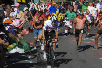 In the eye of the storm: Tadej Pogacar is already a double winner of the Tour at 23.