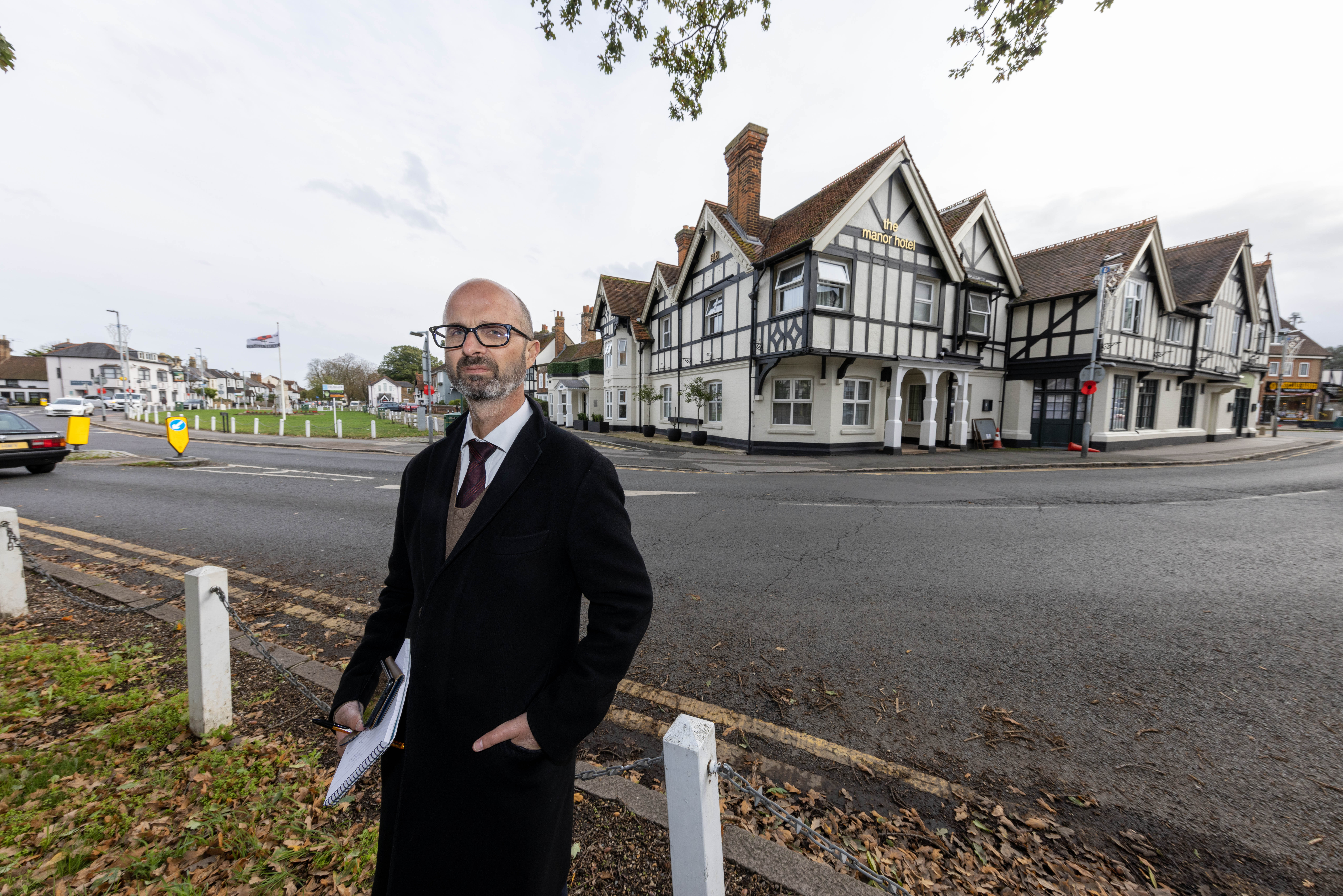 The Sun's Oliver Harvey in Datchet