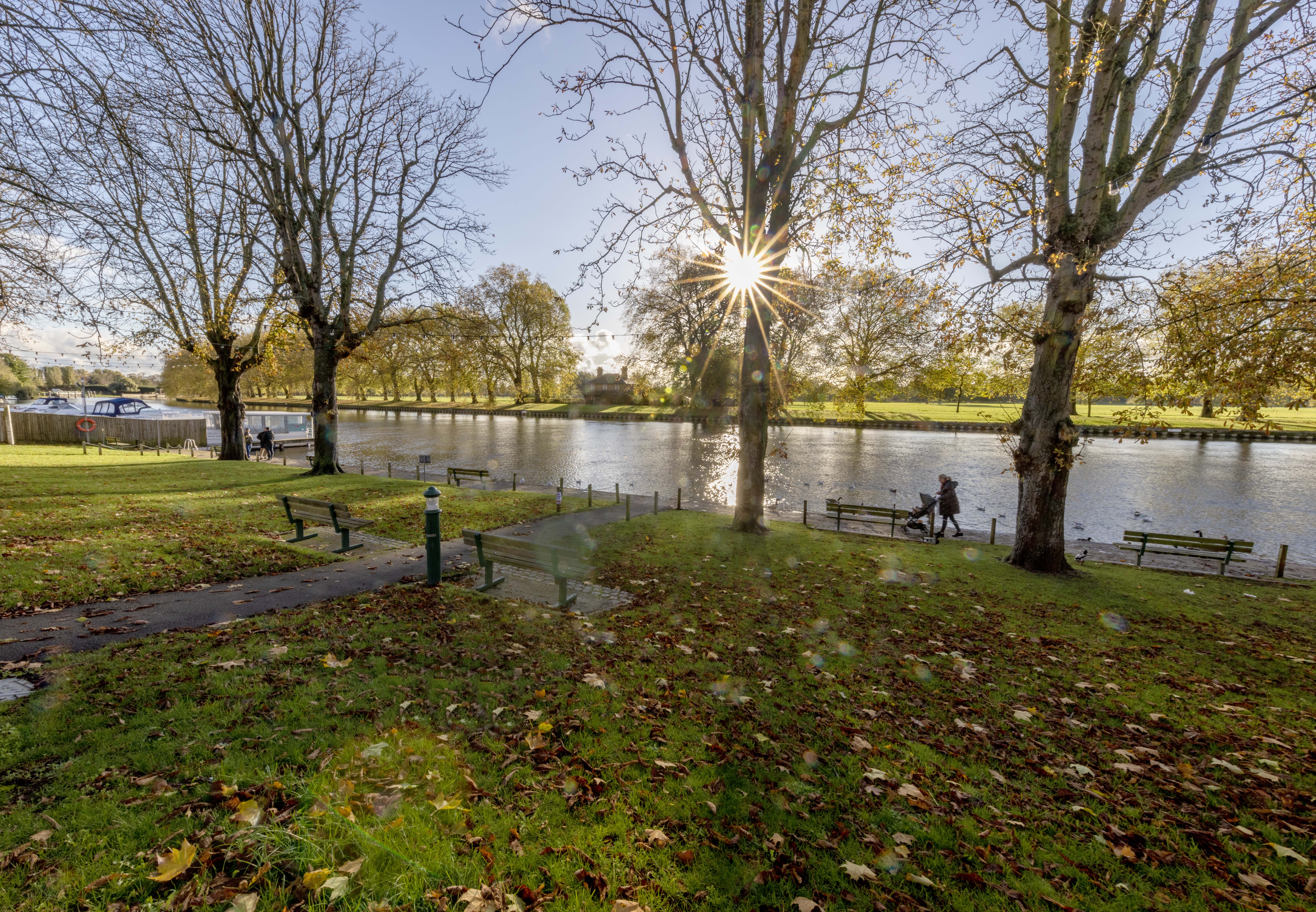 Just across the slow-flowing River Thames from Prince William's Windsor home, pretty Datchet is an unlikely setting for Britain's unfolding asylum crisis
