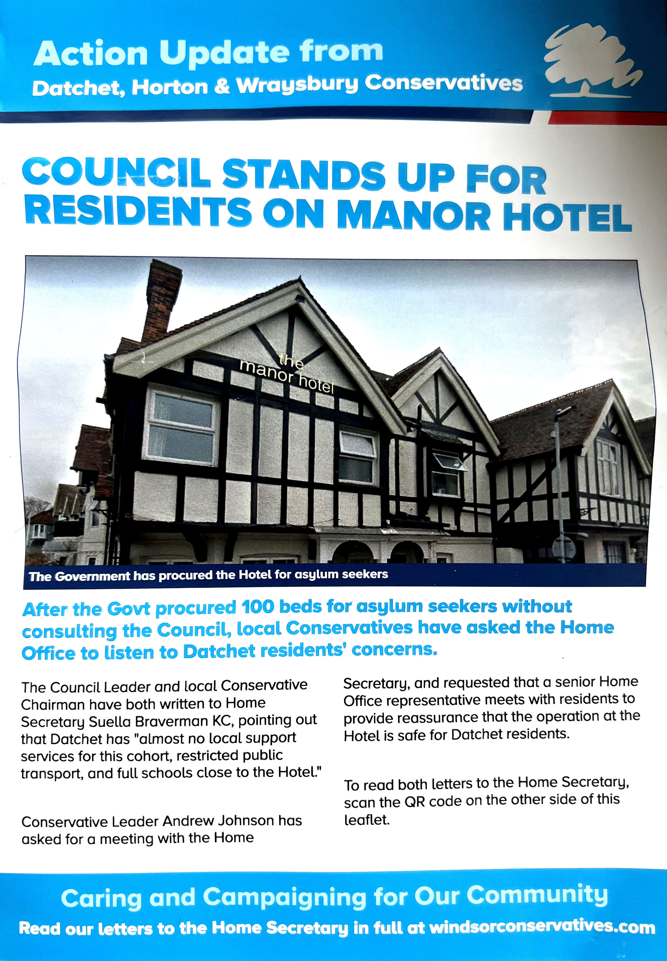 Local council opposes arrival of migrants - saying it has not been consulted on plan